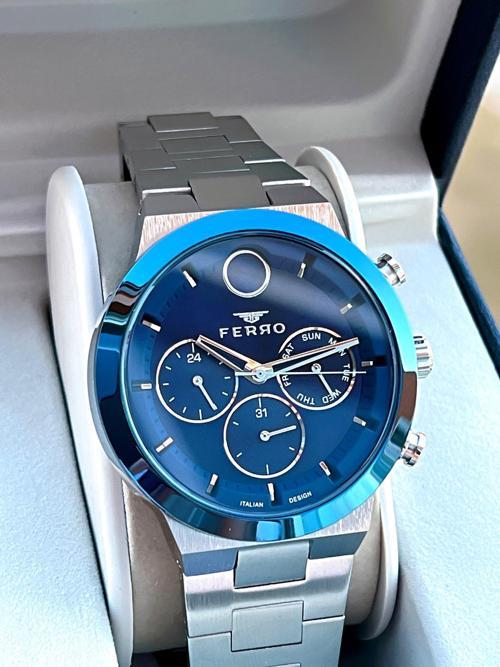 Çelik Kordon İç Fonksiyonları Aktif Takvimli 30 Mt Su Geçirmez Erkek Kol Saati F.EFM11568-L3