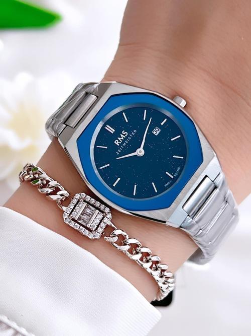 Romanson Çelik Kordon&Kasa Takvimli Tasarım Kadran 50 Mt Su Gecirmez Kadın Kol Saati AG1490.01