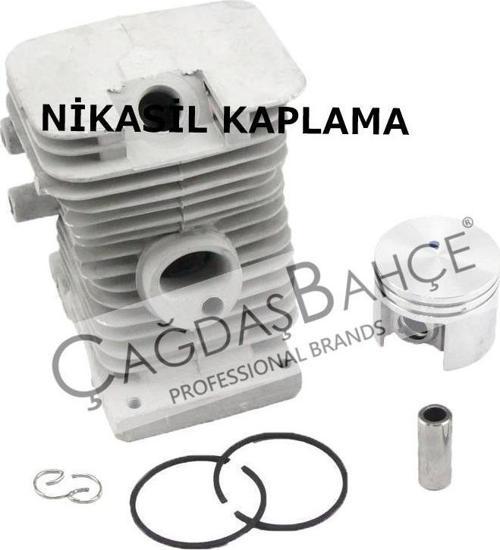 Ms180 Motorlu Testere Nikasil Silindir Piston Seti 38 Mm