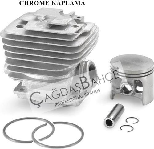 Ms341 / Ms361  Testere Chrome Silindir Piston Seti 47 Mm