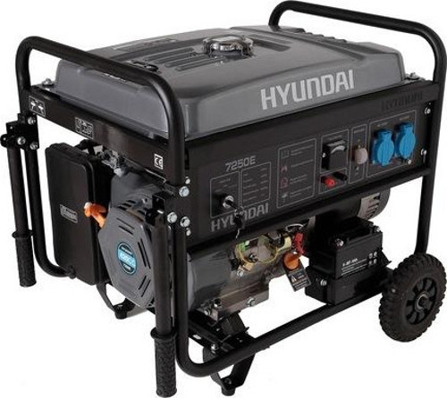 HYUNDAI HHY7250E MONOFAZE 6.5 KWA MARŞLI BENZİNLİ JENERATÖR