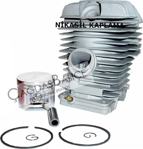 Ms390 Motorlu Testere Nikasil Silindir Piston Seti 49 Mm