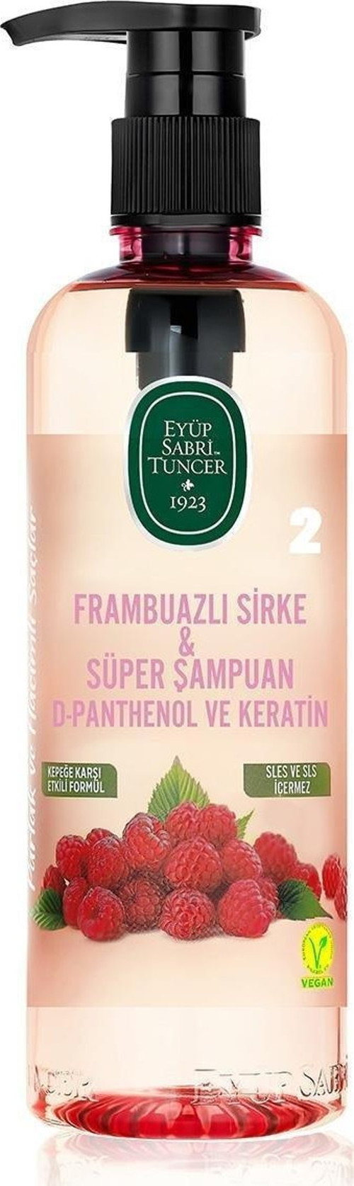 Frambuazlı Sirke & Süper Şampuan 500 Ml X 2 Adet