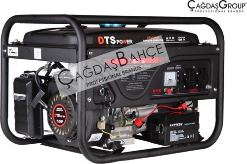 DTS3800E Benzinli Marşlı Monofaze Jeneratör 3.5 KVa 7 Hp