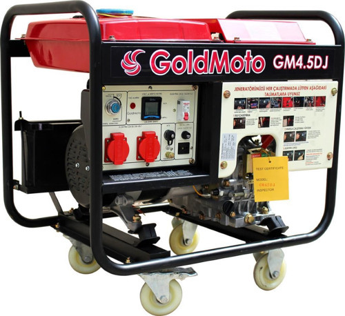 GM4.5DJ Dizel Marşlı Jeneratör 4.5 KW Monofaze