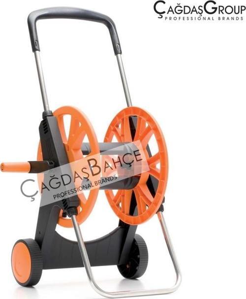GF 5744 Bahçe Sulama Hortumu Makarası Tekerlekli 70M Kapasite