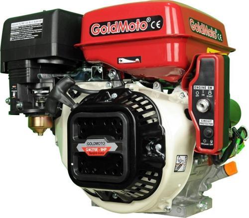 GM270E Benzinli Motor 9 Hp Marşlı Krank Mili Kamalı