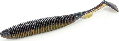 Molix Ra Shad 6" 4 Pcs Motor Oil Blue Flake