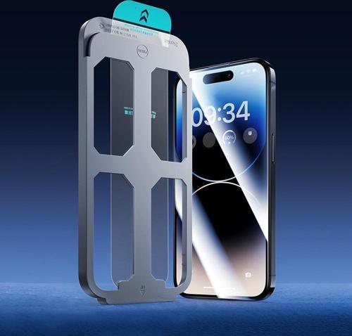 iPhone 14 Pro Max Uyumlu V Pro Sapphire Coating Ekran Koruyucu Kolay Uygulama Aparatlı