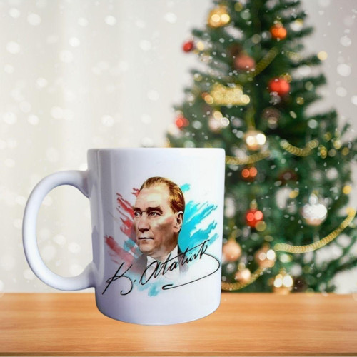 Gazi Mustafa Kemal Atatürk Porselen Kupa