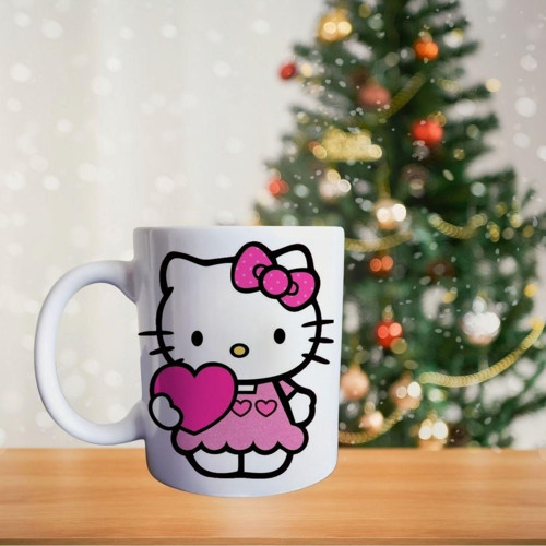 Hello Kitty Temalı Porselen Kupa