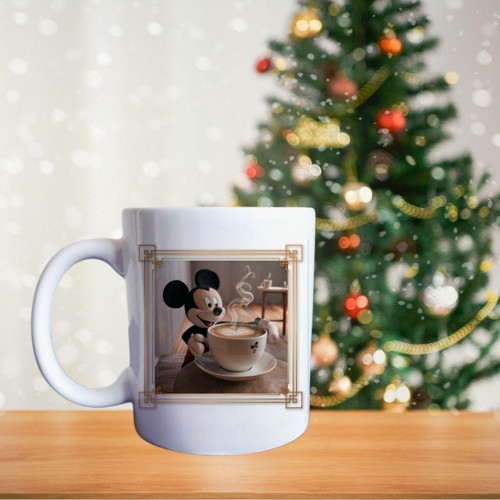 Mickey Mouse Temalı Porselen Kupa