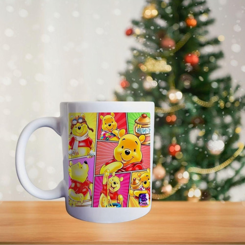 Winnie The Pooh Temalı Porselen Kupa