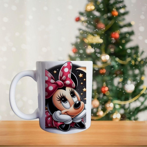 Minnie Mouse Temalı Porselen Kupa