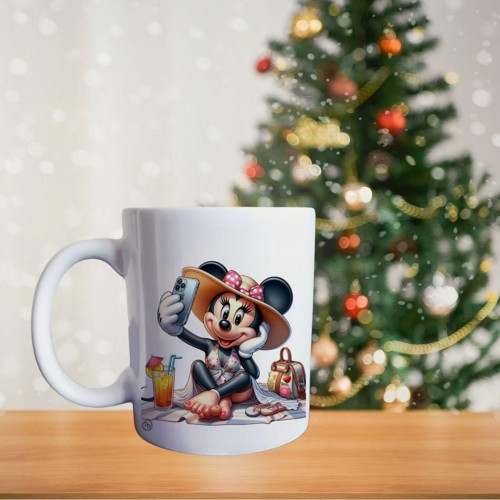 Minnie Mouse Temalı Porselen Kupa