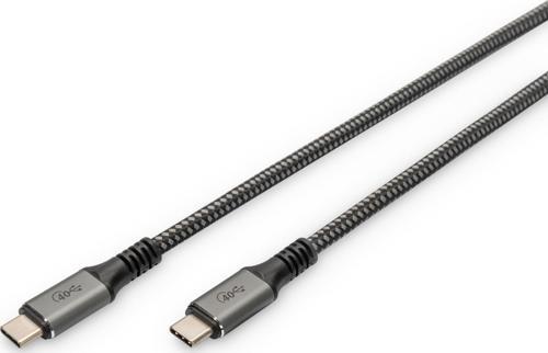 USB 4.0 Tip C Bağlantı Kablosu (USB 4 Bağlantı Kablosu, Tip C Tip C, Alüminyum PP Örgülü, 8K@60Hz, PD3.1, 40Gbit
