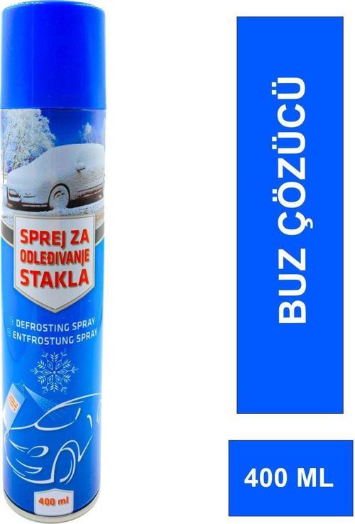 Buz Çözücü Sprey 400 ml Oto Cam Buz Çözücü & Buzlanma Önleyici