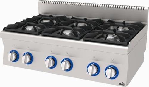 AGO-1060 Gazlı 65 kg Ocak 1000x600x300 mm