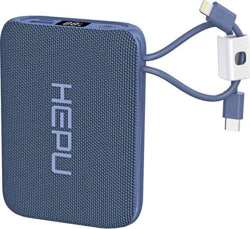 HP-235 20,000mAh 22.5W  Mavi Sihirli Kablo Powerbank  Hızlı Şarj ve Taşınabilirlik