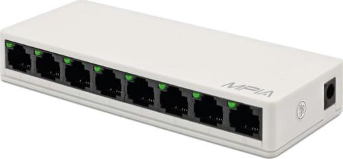 8 Port Ethernet Swich 10/100MBPS1 giriş 7 çıkış