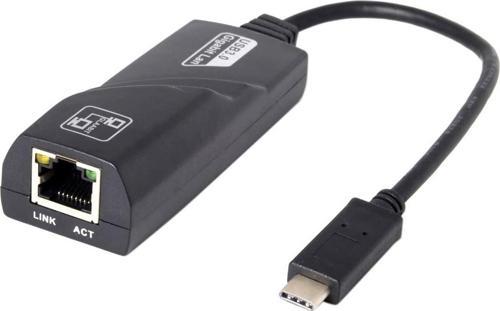Type C to Usb 3.0 Gigabyte Ethernet Çevirici 10/100/1000 Mbps