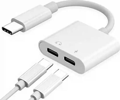 Type C Uyumlu 2 in 1 Type C Şarj Kulaklık Çevirici