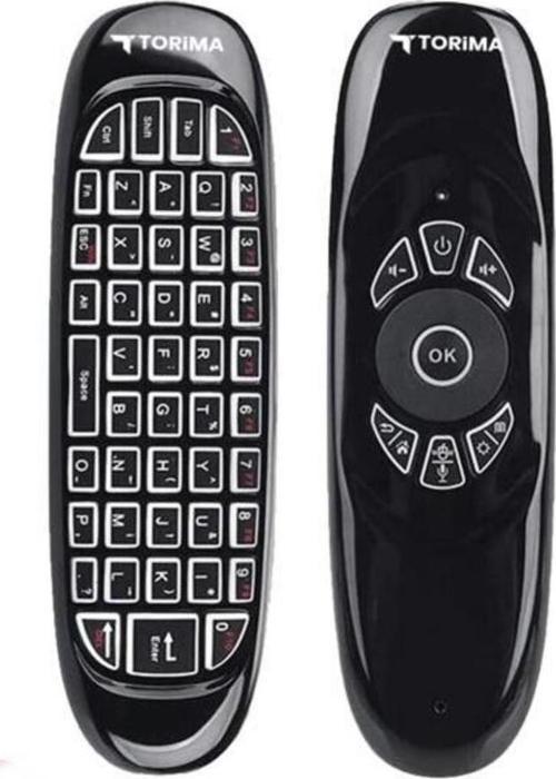 K-02 2.4G Kablosuz Air Mouse ve Mini Klavyeli Uzaktan Kumanda - Android TV Uyumlu