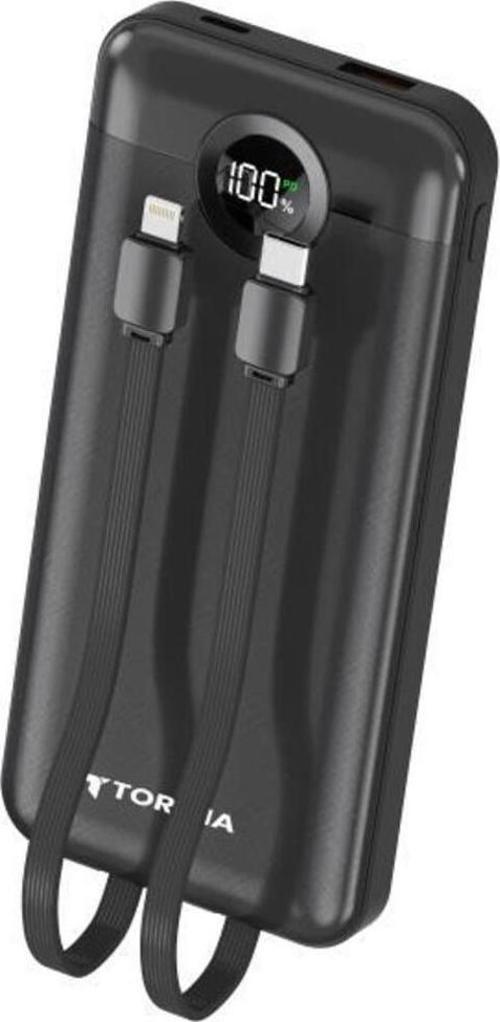 TRM-1015 10000 mAh 2 Çıkışlı 22.5w Hızlı Şarj Dijital Göstergeli Powerbank