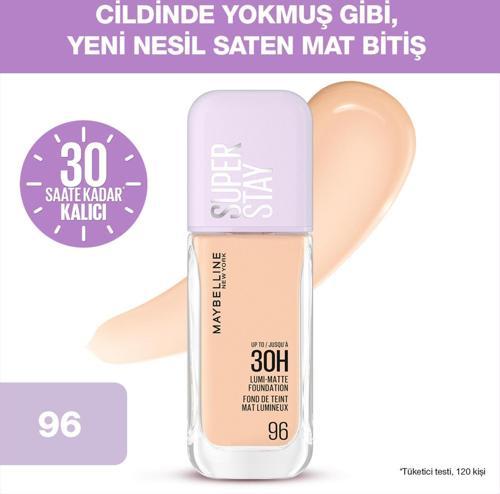 Super Stay Lumi Matte Fondöten - 96