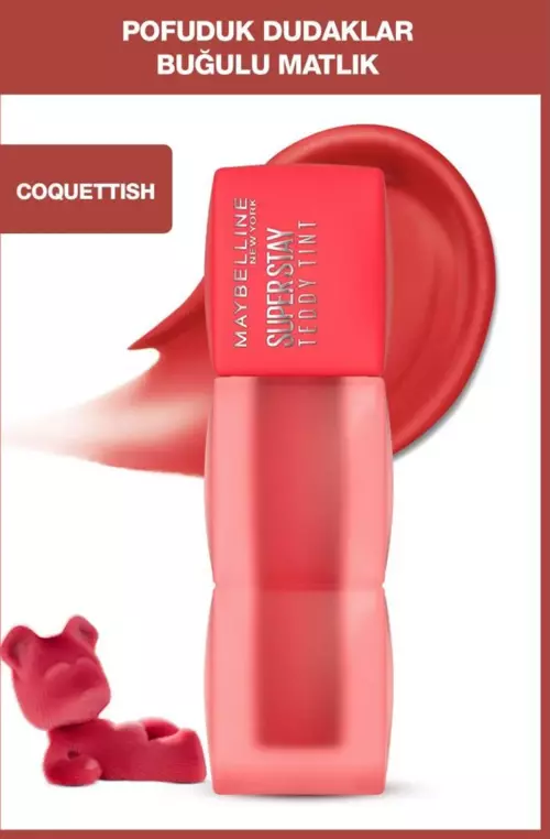 Super Stay Teddy Tint Uzun Süre Kalıcı Likit Mat Tint 30 Coquettish