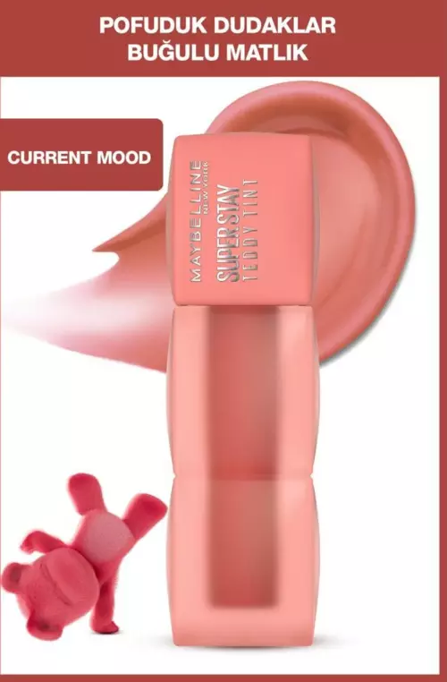 Super Stay Teddy Tint Uzun Süre Kalıcı Likit Mat Tint 10 Current Mood