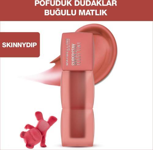 Super Stay Teddy Tint Uzun Süre Kalıcı Likit Mat Tint 15 Skinny Dip