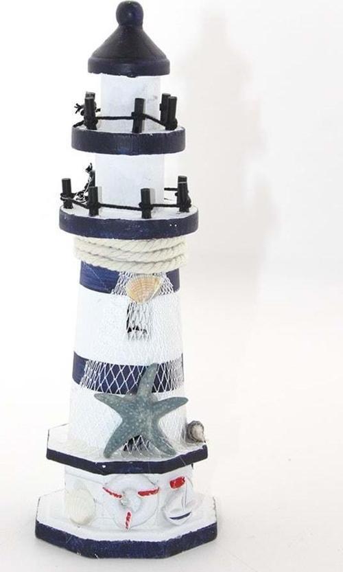 Ahşap Marin Deniz Feneri Biblo