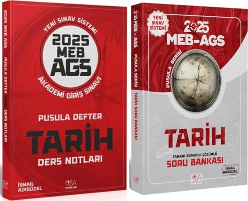 CBA Yayınları 2025 MEB AGS Tarih Pusula Defter Ders Notları ve Soru Bankası Seti 2 Kitap