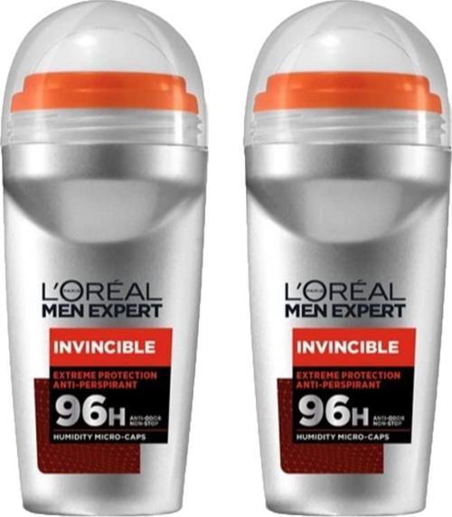 Loreal Paris Men Expert Invincible Anti Erkek Roll On 50 ml x 2 Adet