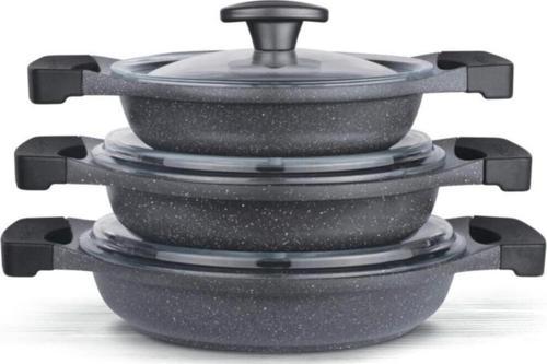 Graneu Sahan Set | 6 Parça | Gri