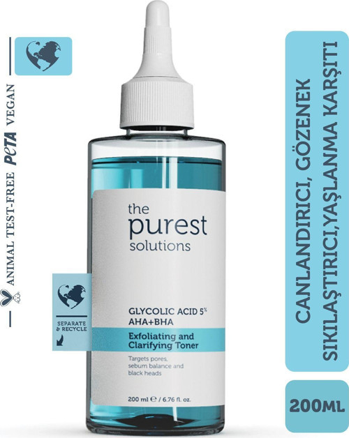 Canlandırıcı Ve Gözenek Sıkılaştırıcı Tüm Ciltler Için Glikolik Asit Tonik 200 Ml