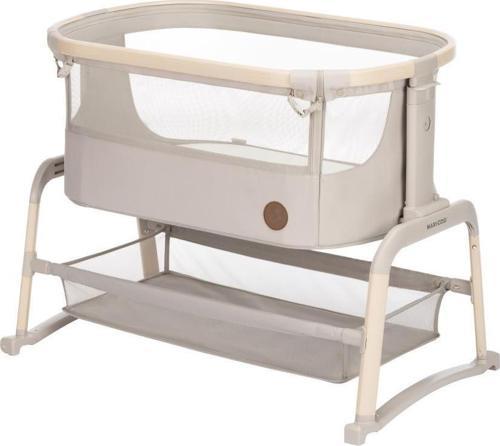 Iora Air Sallanabilen Ahşap Görünümlü Anne Yanı Beşik Beige Eco