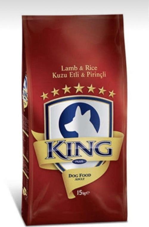 Kıng Yetişkin Köpek Maması 15 Kg (Kuzu&Pirinç) (Yeni Ürt)
