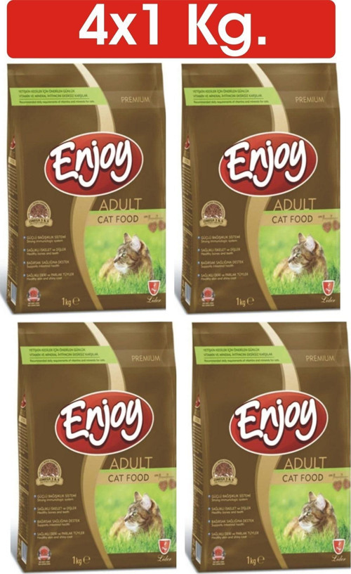 Kedi Tavuklu Yetişkin Kuru Maması (4X1) Kg.