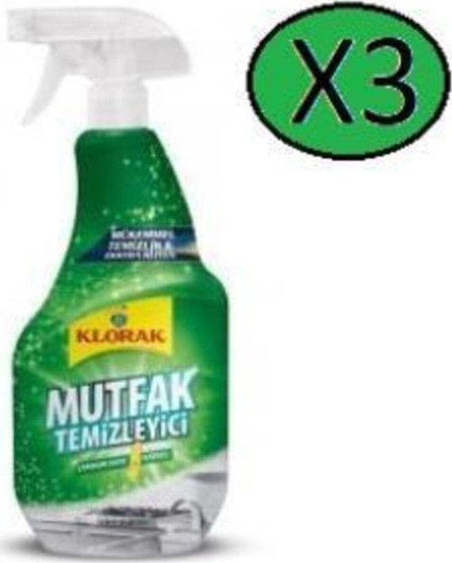 Mutfak Temizleyici Sprey 750 Ml X 3 Adet
