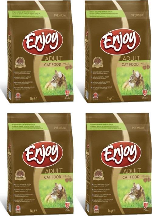 Tavuklu Yetişkin Kedi Maması 1 Kg - 4 Adet