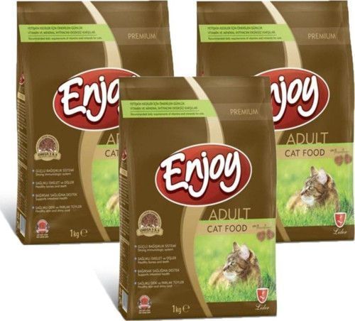 Tavuklu Yetişkin Kedi Maması 1 Kg 3 Adet