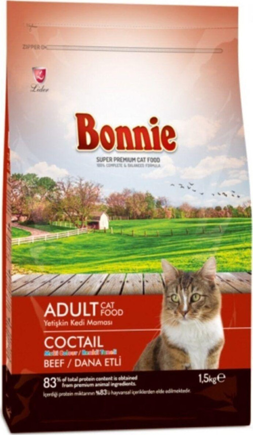 Kedi Maması 1500 Gr Dana Etli 8 Paket