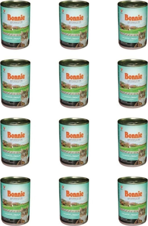 Somonlu Ve Alabalıklı Kedi Konservesi 400 Gr X 12 Adet