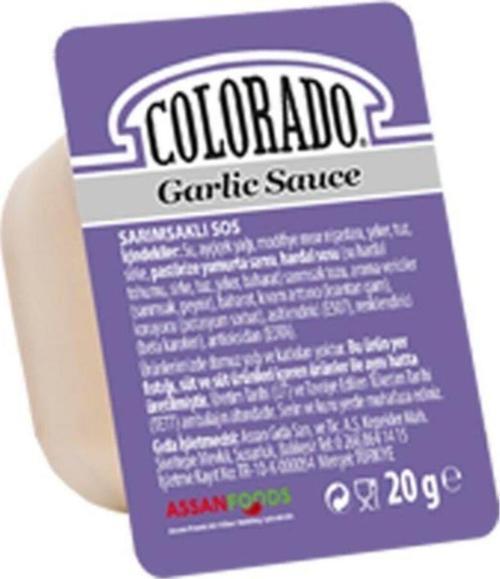 Sarımsaklı Mayonez (Garlic Sauce) Küvet 20 Gr - 120 Adet