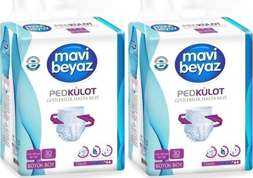 Ped Emici Külot Hasta Bezi Large Büyük 60 Adet