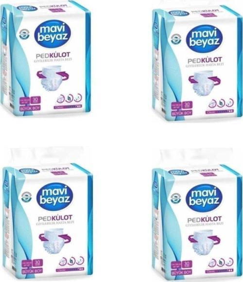 Ped Külot Large Büyük Boy Külotlu Hasta Bezi 120 Adet