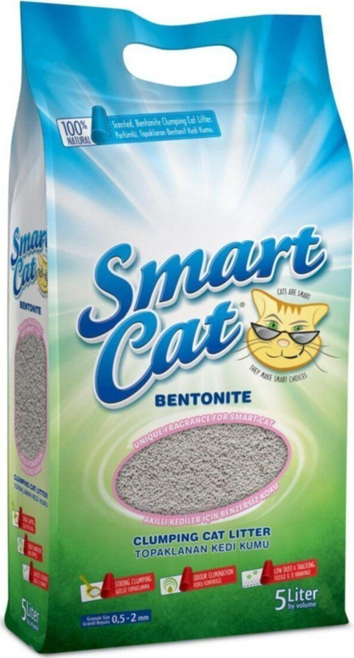 Smart Cat Naturel Bentonit Kedi Kumu 5Lt