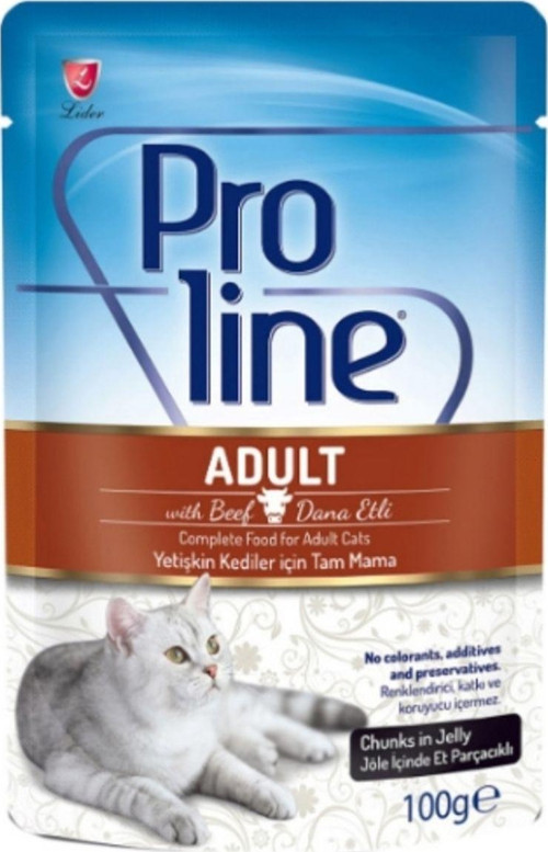 4'Lü 100 Gr. Kedi Yaş Mama Dana Etli